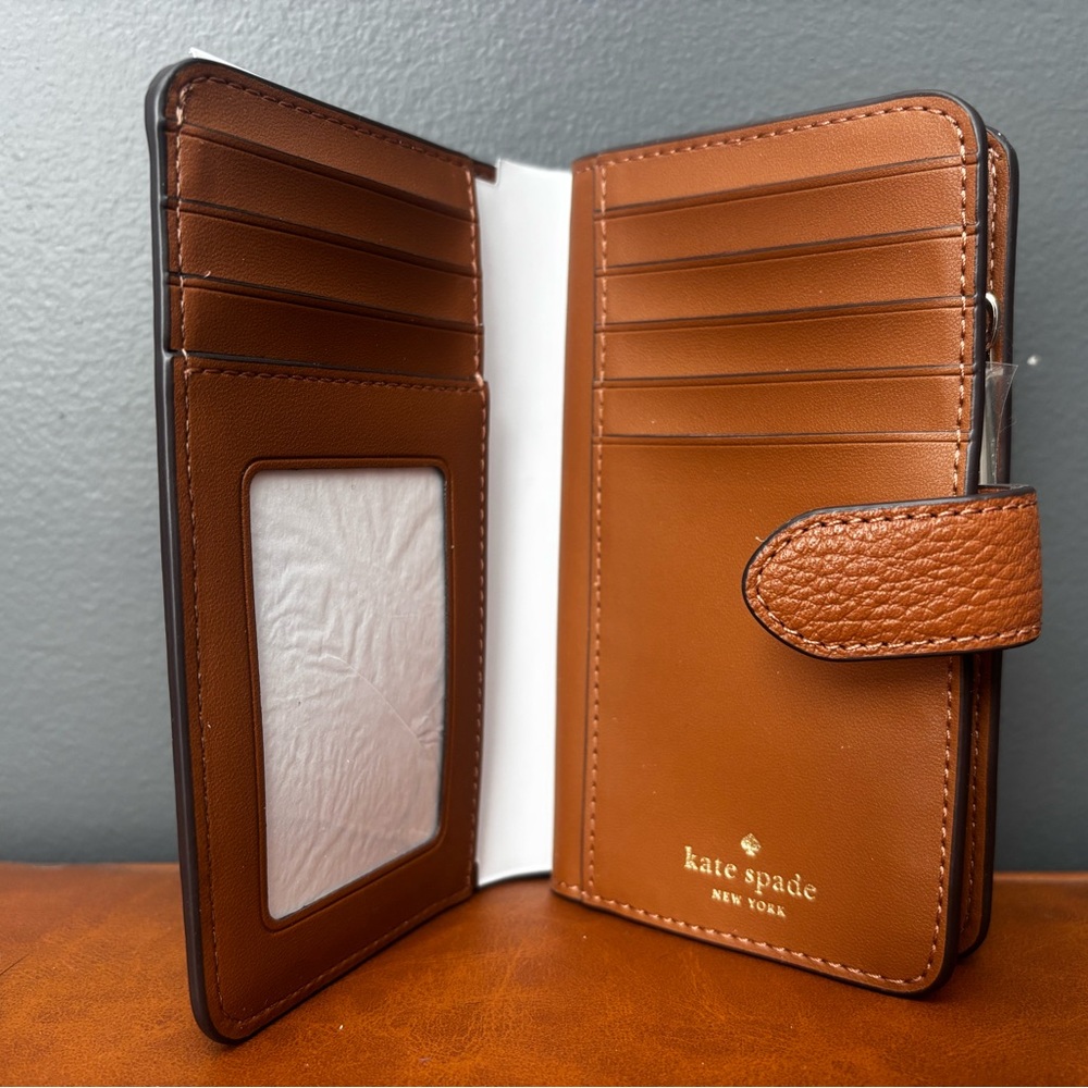 Kate Spade Tan Leather Card Holder